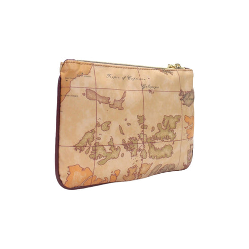 Alviero Martini 1A Classe Borsa a mano Pochette Donna motivo geo con zip UNI - Francavilla Moda